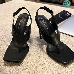 Black Sandal Heels